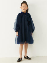 AMII Kids Girls Dresses Autumn Long Sleeve Aline Elegant Princess-TB00874-Veeddydropshipping